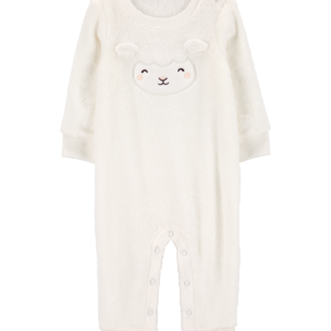 Cozy Fuzzy Jumpsuit for Child Sheep